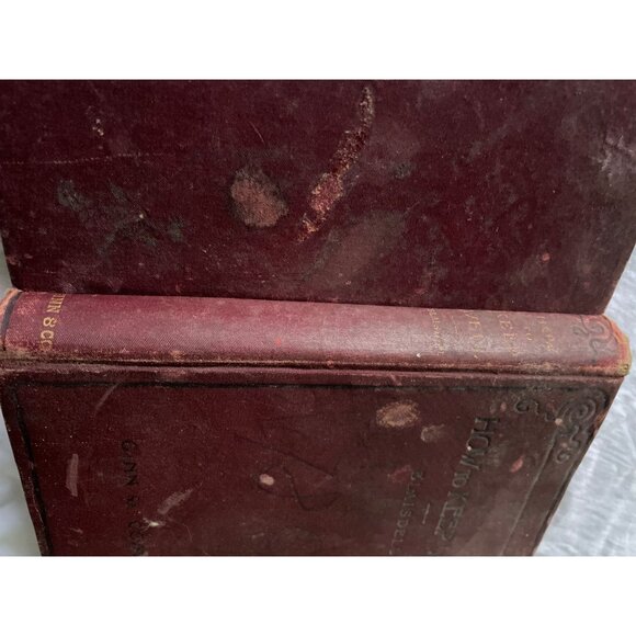 How To Keep Well By Albert F. Blaisdell Hardcover Book 1890 Ginn & Company Colle - Picture 3 of 16